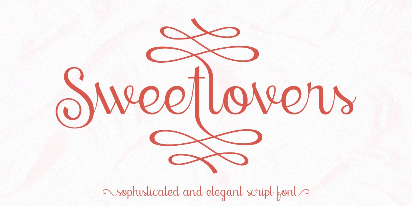 Ejemplo de fuente Sweetlovers #1